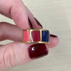 COACH color block ring